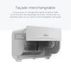 Kimberly Clark Icon white toilet paper dispenser front