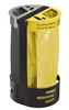 Rossignol yellow-grey outdoor sorting bag holder