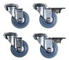 Kit 4 Citwin Rossignol casters
