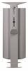 Rossignol 100L grey aluminium dog waste bin
