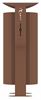 Rossignol canine terminal trash can 100L corten