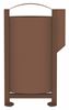 Rossignol canine terminal trash can 60L corten