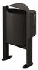 Rossignol 40L manganese grey dog waste bin