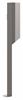 Rossignol grey aluminum stand-mounted dog hygiene dispenser