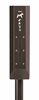 Rossignol grey dog hygiene dispenser for post