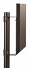 Rossignol grey dog hygiene dispenser for post