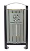Recycled trash outside Rossignol 2x60L