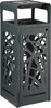 Cybel 110L anthracite outdoor bin with ashtray