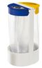 Rossignol yellow and blue selective sorting white garbage bag holder