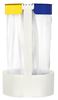 Rossignol yellow and blue selective sorting white garbage bag holder