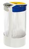 Rossignol 3-flow selective sorting bag holder, blue, yellow, grey