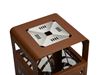 Rossignol ashtray rubbish bin 110L brown