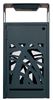 Cybel 2x60L anthracite recycling bin with ashtray