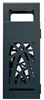 Cybel 2x60L anthracite recycling bin with ashtray