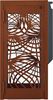 Bella Corten 110L Outdoor Pest-Proof Bin with Ashtray