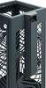 Bella 110L anthracite outdoor bin with ashtray