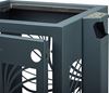 Bella 110L anthracite outdoor bin with ashtray