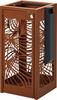 Bella Corten 110L outdoor bin with ashtray