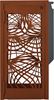 Bella Corten 110L outdoor bin with ashtray