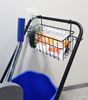 Product carrier basket for trolley