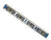 Fixed support broom wall rail 50cm