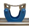 Fixed support broom wall rail 50cm
