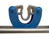 Fixed support broom wall rail 50cm