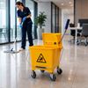 600215B - Cleaning material BIBAC dual bucket with press flat