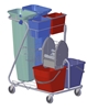 Cleaning trolley Z rilsan selective sorting