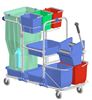 DIT 528 hospital cleaning and washing trolley 