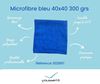 Blue microfiber cloth 40x40 300 grs