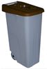 60623256 - 110L brown recycling bin