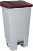 60623406 - 120L Brown Lid Kitchen Recycling Bin 