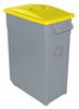 60623431 - 65L yellow recycling bin 
