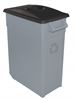 60623437 - 65L black recycling bin