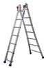 610212 - Duarib convertible ladder, 2 sections, T2, 3.60m/6.10m