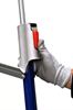 3-section rope-operated sliding ladder, 11.35 m, with stabilizers