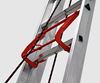 3-section rope-operated sliding ladder, 13.90m, with stabilizers