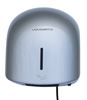Electric hot air hand dryer, grey