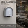 61665 - Electric hot air hand dryer, grey