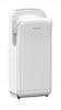 White vertical air pulse hand dryer