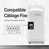 61674 - White vertical air pulse hand dryer