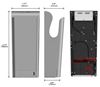 61677 - Prestige grey air pulse hand dryer