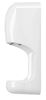 61682 - White horizontal electric pulsed air hand dryer