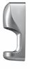 Gray horizontal electric pulsed air hand dryer