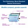 Tork white wall-mounted reel unwinder