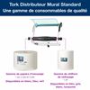 Tork white wall-mounted reel unwinder