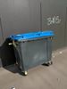 660L blue 4-wheeled rubbish container