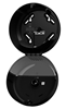Toilet paper dispenser Tork black mini Smartone