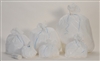 Garbage bag 6 liters white pack of 100